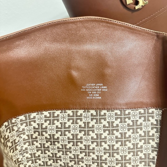 Tory Burch Brown Leather Riding Boots - Picture 11 of 12